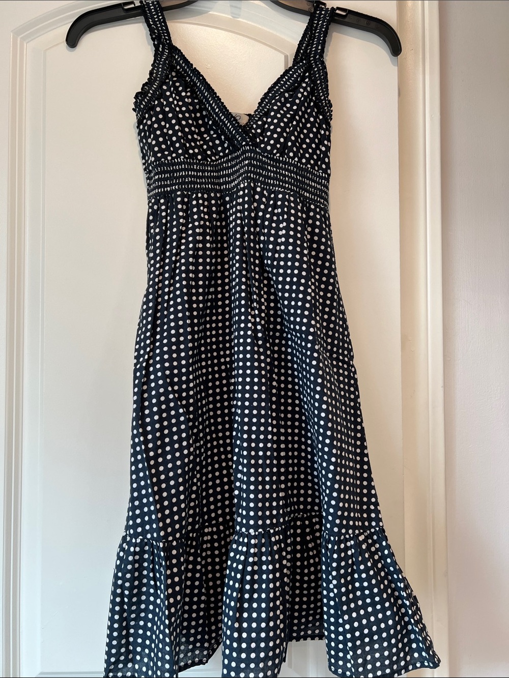 So Wear It Declare It Black and White Polka Dot Midi Dress